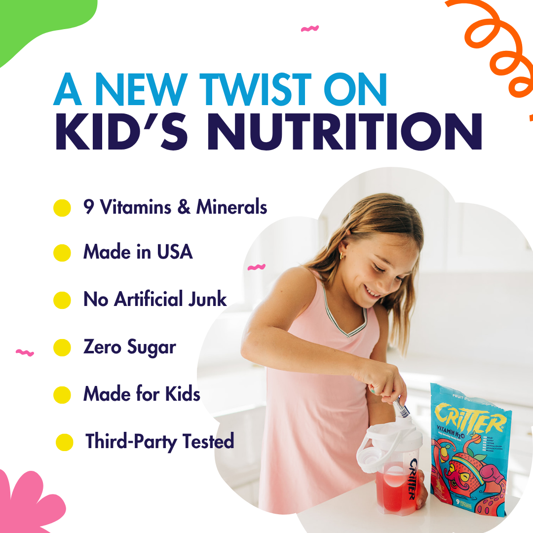 Kid's Vitamin H2O Drink Mix - Fruit Punch